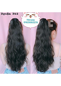 Tóc giả ngoặm xù giợn sóng️-ảnh thật