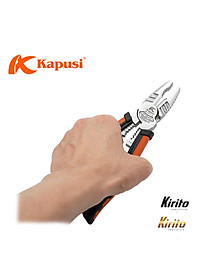 Kìm điện đa năng 8.5inch 215mm KAPUSI Japan, thép CR-V độ cứng cao lưỡi kìm sắc bén k8080