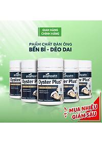 Combo 5 Hộp Tinh Chất Hàu Goodhealth Oyster Plus 60 Viên - Giúp Tăng Cường Sinh Lý - Cải Thiện Chất Lượng Tinh Trùng - Hàng Chính Hãng New Zealand