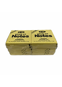 Lốc 12 xấp Giấy note vàng 3x3 UNC 7,6cmx7,6cm