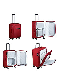 Vali Kéo Vải Du Lịch SAKOS VIVIAN 6 - Size M (24inch)/ Ký Gửi (Trung) - Khóa TSA - Chống Thấm, Trượt Nước - Hàng chính hãng