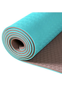 Thảm Tập YoGa TPE Cao Cấp 6 mm Loại Dày 2 Lớp GroFa - Chính Hãng