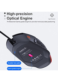 Chuột Led RGB gaming T90 7200dpi công thái học chống mỏi cổ tay Cho máy tính laptopChuột Led RGB gaming T90 7200dpi công thái học chống mỏi cổ tay Cho máy tính laptop hàng nhập khẩu