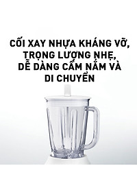 Máy xay sinh tố Panasonic MX-EX1001WRA - Công suất 450W - 1L - Lưỡi dao thép không gỉ - Cối nhựa kháng vỡ - Hàng chính hãng