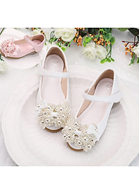 Giày búp bê cho bé gái 3 - 12 tuổi gắn nơ công chúa sang chảnh GE22