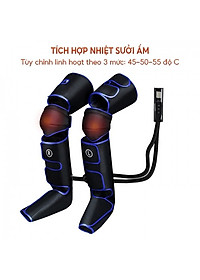 Máy Nén Ép Trị Liệu Suy Giãn Tĩnh Mạch Chân Nikio NK-287 - Massage Chân Bằng Công Nghệ Túi Khí Tân Tiến Với Áp Suất 50 Kpa - Tích Hợp Nhiệt Sưởi Ấm Đầu Gối - Tăng Tuần Hoàn Máu, Hỗ Trợ Cải Thiện Suy Giãn Tĩnh Mạch Và Đau Nhức Chân