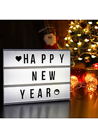 Hộp đèn led gắn chữ cái trang trí size A4 cực đáng yêu