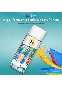 Bình Xịt Tẩy Sơn Dầu Cao Cấp Shima 450ml - Làm sạch nhanh vết sơn xịt ATM, PU, Acrylic, sắt, chống gỉ - Mifan Hàng Chính Hãng