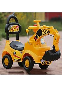Xe Cẩu ABG Điện Chòi Chân Cho Bé Có Nhạc , Xe Chòi Chân Ô Tô Cần Cẩu-Máy Xúc, Công Dụng Giúp Vận Động Thể Chất Và Tư Duy Sáng Tạo Cho Trẻ Độ Tuổi 1-4  -Hàng Chính Hãng