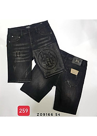 Quần Short Nam Chất Jean Co Giãn, Quần Sọt Nam Màu Đen Xám, Quần Đùi Nam thời trang cao cấp MuradFashion MSS78