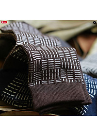 SET 5 tất nam dài đi giày tây công sở họa tiết caro nhỏ MM3