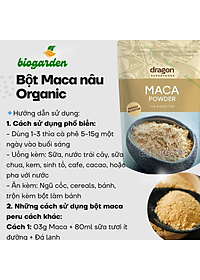Bột Maca hữu cơ nguyên chất 200g - Dragon Superfoods