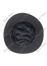 Mũ bucket nữ thời trang không thêu logo với chất liệu vải cotton thoáng mát dễ thấm hút mồ hôi