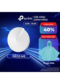 Bộ Phát Wifi Mesh Tp-Link Deco M5 Ac1300 Mu-Mimo (1-Pack) - Hàng Chính Hãng - Link Mua
