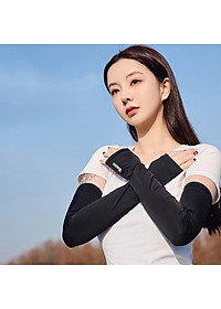 Găng Tay Chống Nắng Unisex Xỏ Ngón Chống Tia UV Thun Lạnh Cao Cấp (Nhiều Màu)