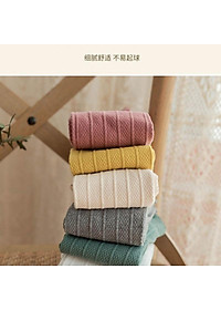 Quần tất len không bàn - quần leggings đính nơ trơn màu cho bé gái, co giãn 4 chiều size từ 1 đến 12 tuổi