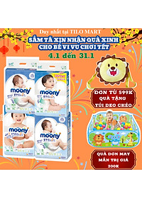 Tã Dán Cao Cấp Moony Nhật Bản S84 (84 Miếng-HÀNG NHẬP KHẨU)