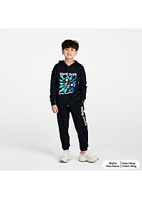 Bộ nỉ bé trai size đại Bigfox Miss Meow, bộ thu đông cho bé trai dáng hoodie họa tiết Game Over size trẻ em 7,8..15 tuổi
