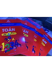 Sách - Combo 4 cuốn Hướng dẫn học toán lớp 1 trường Archimedes school - Mới 2023
