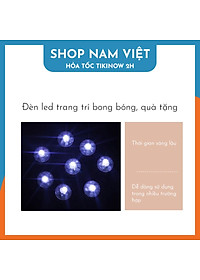 Set 10 Đèn LED Bi Mini Trang Trí Bong Bóng, Đồ Chơi, Quà Tặng Sáng Tạo