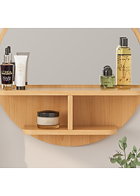 Gương treo tường kèm kệ để mỹ phẩm thông minh thương hiệu IGA - GP300