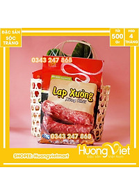 Đặc Sản Sóc Trăng - Lạp Xưởng Xông Khói Tân Huê Viên 500G, Đặc Sản Lạp Xưởng Sóc Trăng Tân Huê Viên Vị Khói Tự Nhiên Thơm Ngon Và An Toàn