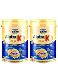 COMBO 2 HỘP SỮA BỘT DIELAC ALPHA GOLD IQ 3 900G (CHO TRẺ TỪ 1 - 2 TUỔI)