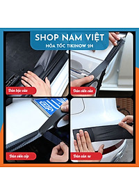 Băng Keo Carbon 3D Nhám Trang Trí Ô tô, Decal Dán Xe Chống Trầy Xước