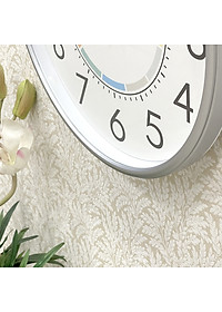 Đồng hồ Rhythm CMG595NR66 – KT 31.0 x 4.5cm/735g, vỏ nhựa, dùng Pin.