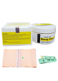 Kem tan mỡ bụng Cô Bông Tặng Nịt bụng và Thước Dây