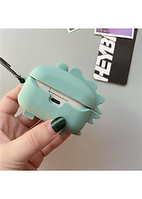 Case Silicon cho Sony WF-1000XM4 Hình Khủng Long Xanh Kèm Móc Treo_ Hàng Chính Hãng