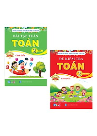 Combo Bài Tập Tuần và Đề Kiểm Tra Toán, Tiếng Việt Lớp 2 - Cánh Diều (Tự Chọn Sách)