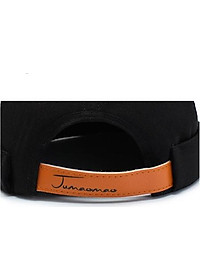 Mũ tròn Miki màu trơn phong cách cổ điển độc đáo – thêu chữ kiểu dáng đơn giản