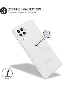 Ốp lưng silicon dẻo trong suốt mỏng 0.6mm cho Samsung Galaxy A22 4G / M22 / M32 hiệu Ultra Thin độ trong tuyệt đối chống trầy xước - Hàng nhập khẩu