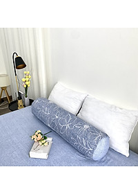 Bộ ga giường  KBedding by Everon KMTP 111 Microtencel Xanh in hoa (4 món)