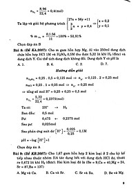 Các Dạng Điển Hình Và Phương Pháp Giải Nhanh Bài Tập Trắc Nghiệm Hóa Học 12