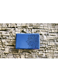 Gạch Gối Tập Yoga Eva Nặng 200g In Hoa Mandala Độ Cứng Cao Không Lún- Yoga Blocks