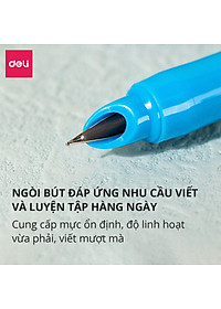 Bút máy bút mực học sinh ngòi kim tinh luyện chữ đẹp tập viết Super Wings Deli - Thiết kế mẫu mã đa dạng, ngòi bút chất lượng cao, màu sắc bắt mắt kèm hộp đựng - CQ894