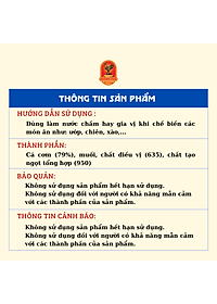 Nước mắm cá cơm Hương Phú 20 độ đạm 500ML - Hàng chính hãng
