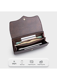 Ví Lata ( Thời trang nữ dáng cầm tay dáng dài - Ví da VN71 )