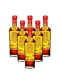 Đặc Sản Phan Thiết - [Thùng 6 Cá Vàng - 60N - 500Ml] Nước Mắm Tĩn Cá Cơm Ruột Đỏ Độ Đạm 60N Chai Thuỷ Tinh 500Ml Nước Mắm Truyền Thống