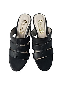 Dép Cao Gót Nữ Da Bò BIGGBEN Cao Cấp DCG32