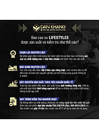 Bao Cao Su Kéo Dài Thời Gian LifeStyles Love Time Thiết kế Ôm Sát Nhiều Gel 100% Không Rách Bao - Hộp 3 bao