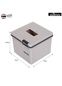 Hộp đựng khăn giấy sang trọng dùng cho nhà hàng, quán ăn DKW Made in Thailand