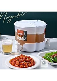 Bình Đựng Nước Có Vòi 3 Ngăn Dung Tích 5.2L Đế Xoay 360 Độ Có Nắp Đậy Tiện Lợi-HÀNG LOẠI 1 CHÍNH HÃNG MINIIN