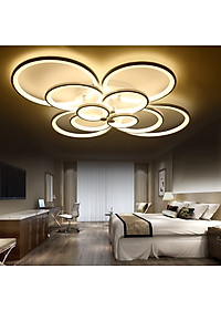 Đèn trần LED 8 cánh 3 chế độ ánh sáng có điều khiển từ xa tăng giảm GOLDSEEELAMP