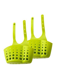 Combo 2 giỏ nhựa treo bồn rửa chén tiện lợi - Màu ngẫu nhiên- Hàng chính hãng