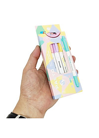 Hộp 5 Bút Dạ Quang Pastel 2 Đầu Pazto - Thiên Long HL-016