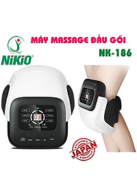 Máy Massage Đầu Gối Nikio NK-186 - Công Nghệ Rung, Túi Khí Xoa Bóp Nhẹ Nhàng Giúp Khớp Gối Thư Giãn, Giảm Đau Nhức - Kết Hợp Miếng Dán Xung Điện Matxa Giãn Cơ, Giảm Đau Nhức Toàn Thân - Dòng Pin Sạc