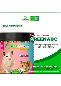 Thức ăn Hamster GREENABC – Bổ sung Protein - Canxi - Lipid giúp Hamster ăn ngon, giảm căng thẳng, long mượt, tăng đề kháng - Hộp 10g và 480g